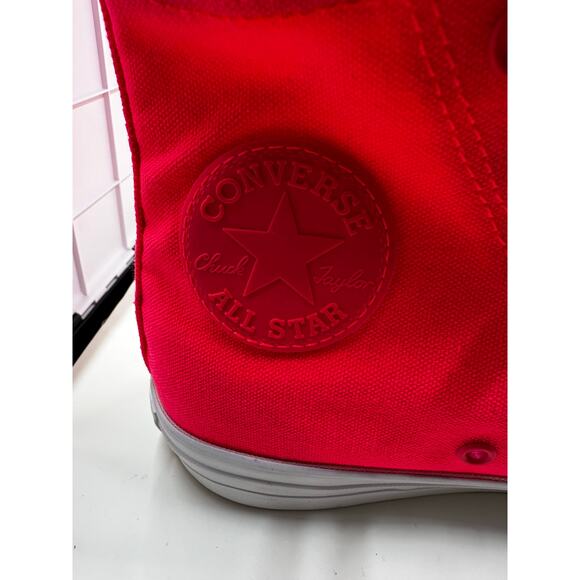 Converse Chuck Taylor All Star Hi Glow Up Pink High Top Sneakers Women’s 8 US - Picture 9 of 14